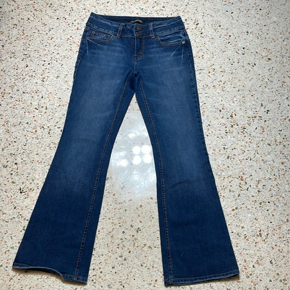 Victorias Secret LONDONJEAN Flare Jeans Size 4/31 Inseam Stretch - Picture 2 of 4